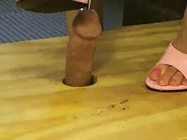 Glittrande blondin porrfilm lesbisk